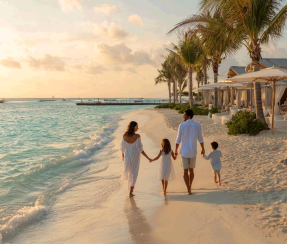 משפחה בחופשה